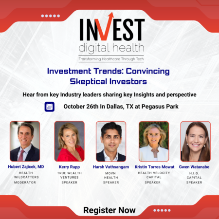 October 26 2023 - Panelist: Invest Digital Health [Dallas]