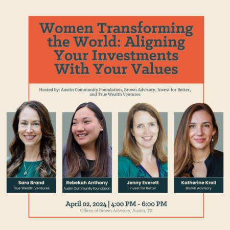 Women Transforming the World Aligning Your Investments With Your Values